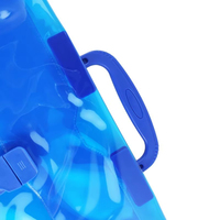 Pochette de documents en plastique colorée pour le bureau et l'école, enveloppe extensible en plastique avec poignée, classeur