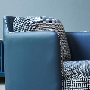 2026 Canapé simple rond simple et élégant <span class=keywords><strong>avec</strong></span> accoudoirs Chaise de salon <span class=keywords><strong>Fauteuil</strong></span> d'hôtel - Product Image 6