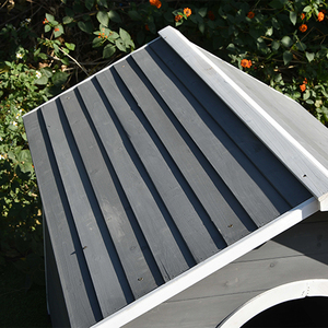 Factory Direct Modern Wooden <strong>Dog</strong> <strong>House</strong> with Feeder Eco-Friendly &amp; Waterproof All Seasons Use Wholesale Price Bulk Discounts - Product Image 6