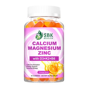 Private Label Calcium Magnesium Zinc Gummies with Multivitamins Immune Support Mineral Gummies <b>Supplement</b> - Product Image 1