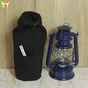 Outdoor camping portable kerosene <b>lamp</b> canvas storage bag, retro LED rechargeable decorative <b>lantern</b> protective cover. - Product Image 2
