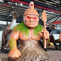 Personnages de dessins animés animatroniques personnalisés en une seule pièce, texture en silicone avec détails exquis, modèle de dieu de la montagne en dessin animé