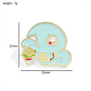 Broche Pokémon Créative et Mignonne en Métal Électroplaqué Effet Goutte d'Huile, Badge Pokémon, Accessoire Cadeau - Product Image 2