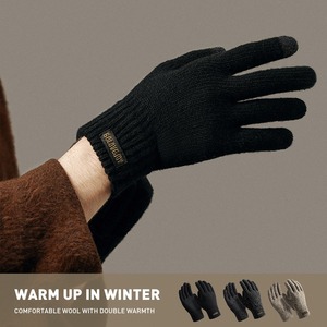 Gants de course pour <span class=keywords><strong>homme</strong></span> KAIXI, détection des aiguilles, légers, extérieur, personnalisés, en <span class=keywords><strong>laine</strong></span> mérinos, écran tactile, longueur poignet, quatre saisons - Product Image 4