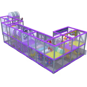 Equipo Profesional Personalizado para Área de Juegos Interior Multinivel, con Túneles, Toboganes y Juguetes para Salón de Centro Comunitario - Product Image 3