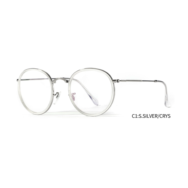 Factory Wholesale Hot Selling Retro Reading Glasses New Trendy Optical Frames Comfortable Eyewear with Solid Pattern