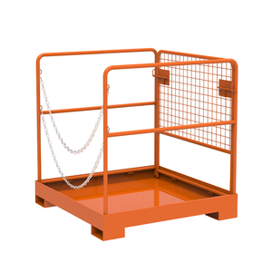 JIGONG pieghevole piattaforma di sicurezza carrello elevatore gabbia uomo attacco <span class=keywords><strong>cestello</strong></span> per la gestione di compiti difficili sicuro e affidabile - Product Image 6