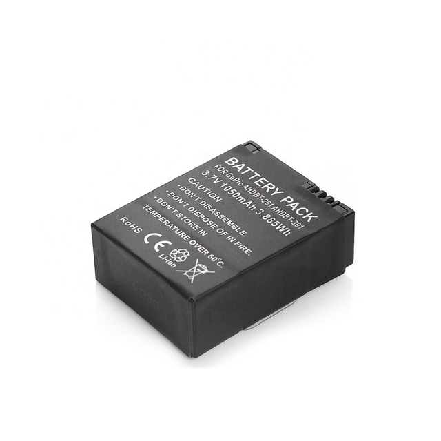Hot Sale Camera Battery 3.7V 900mAh Replacement for Gopro Hero 3 AHDBT-201 AHDBT-301 302