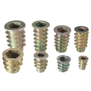 Miếng Chèn Cố Định Ren Đồ Nội Thất Chất Lượng Cao Tùy Chỉnh Cho Đai Chèn Gỗ Tông Màu Đồng M6x15mm - Product Image 5