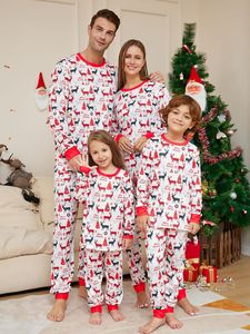 PASUXI Ready to Ship <strong>Christmas</strong> Family Matching Pajamas Set Soft Fawn Print Sleepwear 2 Piece Xmas <strong>PJs</strong> for Parents <strong>Kids</strong> - Product Image 2
