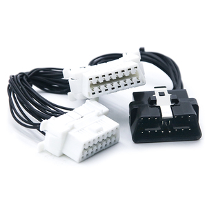 Divisor de Cable OBD tipo Y 30 cm J1962 16 pines 1 macho a 2 hembra 12/24V Cable de extensión OBDII para sistema de diagnóstico automático OBD2 - Product Image 2