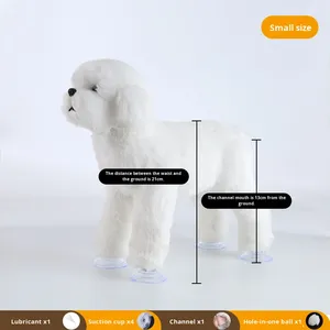 Jouet pour <span class=keywords><strong>chien</strong></span> réaliste, écologique, moderne, luxueux, en peluche douce, en silicone, interactif, lavable, durable, sûr, anti-stress, vibrant - Product Image 6