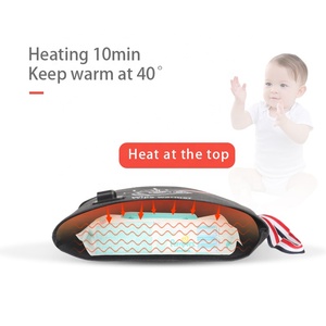 Xách Tay Xám Polyester Micro USB Cắm Sưởi Ấm Lau Ấm Bé Ướt Khăn Ướt Ấm Hơn - Product Image 3