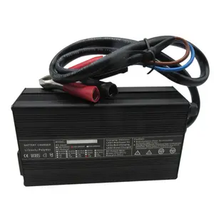 3.65v 10A 15A 20A lfp充電器1s 3.2v LiFePO4 50AH 100AH 200AHバッテリー携帯ワニ口クリップワニクリップアルミシェル