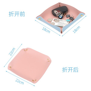 Instagram-worthy color-blocked desktop <b>storage</b> tray, key tray, fruit and sunflower <b>seed</b> dish, desktop ornament, home <b>storage</b> - Product Image 5