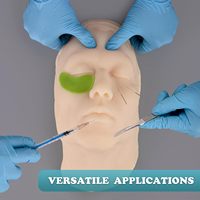 Maniquí de entrenamiento de inyección, modelo de cara, modelo de cabeza de inyección Facial, modelo de entrenamiento de inyección de enseñanza de esteticista