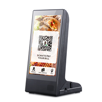 Nouvel écran publicitaire numérique de menu de table pour restaurant avec services de commande et de recharge de téléphone pour les clients