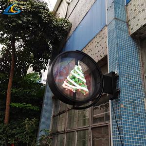 Ventilateur d'hologramme 3D WIFI réglable à deux feuilles à LED 3D holographique de 60cm pour la publicité d'ascenseur de magasin de détail - Product Image 5