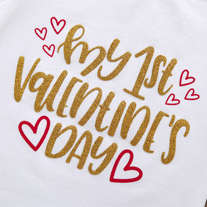 Vestiti neonato <span class=keywords><strong>vestito</strong></span> ragazze san valentino prodotto <span class=keywords><strong>vestito</strong></span> bambino e pagliaccetto set di vendita all'ingrosso - Product Image 4