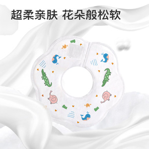 Disposable Bibs For Newborns Absorbent Large Square Type Animal Cartoon Patterns 0-12 Months Multifunctional Spit Up Pads - Product Image 4