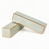 Boîte cosmétique personnalisée en papier pour flacon de parfum, emballage de beauté avec estampage à chaud