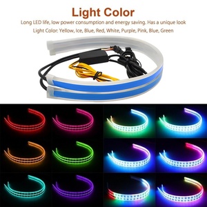 Bande <span class=keywords><strong>LED</strong></span> DRL pour voiture, 16 <span class=keywords><strong>LED</strong></span>, effet de <span class=keywords><strong>d</strong></span>éfilement <span class=keywords><strong>d</strong></span>'<span class=keywords><strong>eau</strong></span>, <span class=keywords><strong>goutte</strong></span> de cristal, RGB arc-en-ciel, feux de jour, étanche, pour <span class=keywords><strong>clignotant</strong></span> - Product Image 4