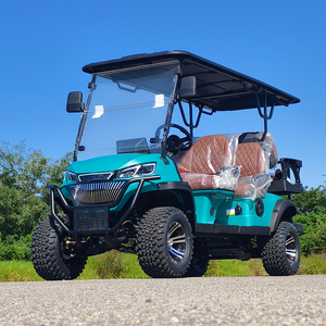 Nouvelle voiturette de golf tout-terrain puissante à 6 places en acier, batterie au lithium 48V 5KW, 30-50 km/h, service à vie, véhicule électrique, <span class=keywords><strong>club</strong></span> de golf - Product Image 1