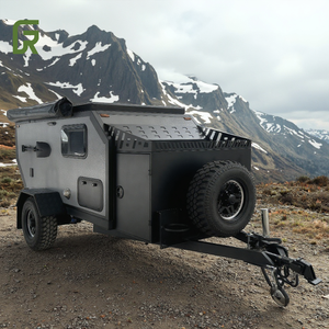 Mini caravane 4x4 de luxe en fibre de verre aluminium RV pour Overland Camping Off-Road Adventures Outdoor Recreation Travel Trailer - Product Image 6