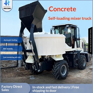 Camión Mezclador de Concreto Autocargable Chaotian, Camión Mezclador de Concreto Plano con Alimentación Automática y Mezcla Automática - Product Image 1