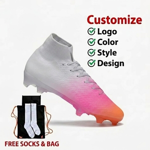 Nouvelles Chaussures de Football Unisexe Superfly Originales à Crampons Haute Tige SG pour Extérieur, Type Chaussette, Baskets de Futsal Printemps Automne - Product Image 1