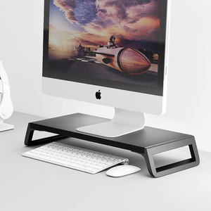 Computer vergrößerung Büro monitor Bildschirm Riser Desktop Notebook Regal ABS Holz Computer Monitor Ständer - Product Image 3