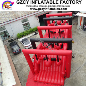 Percorso a Ostacoli Gonfiabile per Adulti - Uso Commerciale, Materiale PVC, Facile da Montare, Gioco Sportivo all'Aperto - Product Image 2