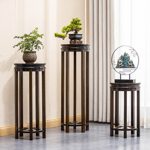 Chinese Style Bamboo <b>Plant</b> <b>Stand</b> 33x33x55 75 95cm <b>Antique</b> Durable Flower Rack For Indoor Green <b>Plants</b> - Product Image 2