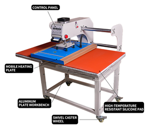Máquina de Planchado Neumática Automática de Doble Estación, Prensa de Transferencia de Calor para Camisetas, Máquina de Impresión de Prendas - Product Image 2