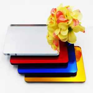 Customized Cutting Large Silver Mirror Acrylic Sheet Cheap Plastic Perspex Mirror Sheet