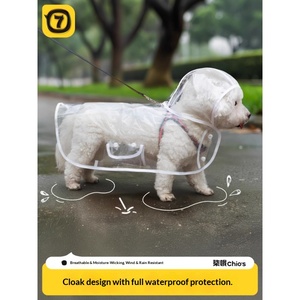 Imperméable transparent pour chien pour les jours de pluie, promenade des chiens, chiens de petite et moyenne taille, Bichon, <span class=keywords><strong>Teddy</strong></span>, taille universelle - Product Image 3