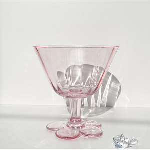 Copa de Lujo Hecha a Mano Sostenible con Diseño Floral Transparente para Flauta, 2 Opciones de Color (Rosa Transparente), 2 Tamaños, para Eventos - Product Image 6