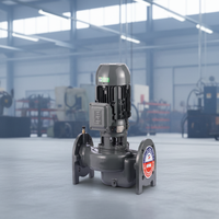 Pompe de tour de refroidissement puissante en fonte avec joint mécanique, capacité 200-300 L/min, hauteur de refoulement max. <10m pour applications intensives