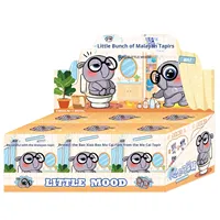 YD TOYS Nouveauté Tendance Décoration de bureau Figurine de travailleur en peluche PP super douce, Boîte mystère, Tapir malais, Éléphant, Cadeau