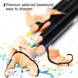 XinyiArt – crayons de couleur professionnels 72 couleurs à base d'huile, ensemble de <span class=keywords><strong>dessin</strong></span> avec étui à fermeture éclair pour artistes adultes femmes, mélange de <span class=keywords><strong>dessin</strong></span> - Product Image 3