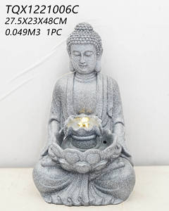 <span class=keywords><strong>Fontaine</strong></span> de jardin en résine faite à la main, style <span class=keywords><strong>zen</strong></span> moderne, avec statue de Bouddha, vente chaude, directement de l'usine - Product Image 5