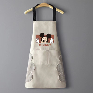 Tablier de cuisine Miaoke Fabrics Mickey, taille unique, imperméable, résistant à l'huile, sans manches, pour adultes, hommes et femmes - Product Image 2