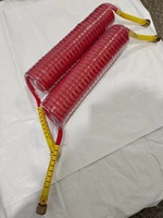Ensemble de tuyaux enroulés de frein à air de camion en polyamide de couleur noire personnalisée