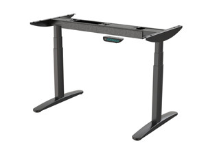 Loctek Heavy Duty 125KG Carga Premium Eléctrico Altura ajustable Marco de escritorio Motor Dual 3 etapas Sit Stand Escritorio Oficina ergonómica - Product Image 6