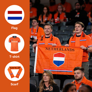 Bandera de Fútbol de Canadá, México, Estados Unidos y Países Bajos Gahumi 2026, Nueva Bandera de 3x5 Pies al por Mayor, Impresión Personalizada a Doble Cara, Promoción - Product Image 1