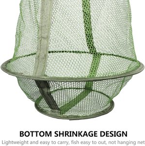 Filet de pêche pliable, cage <span class=keywords><strong>à</strong></span> poissons, filet de pêche pour garder les leurres, écrevisses, crabes - Product Image 6