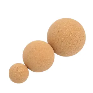 Cork Massage Balls Set Of 3 For Deep Tissue Point And Myofascial Release Muscle Pain And Yoga Therapy
