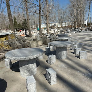 Modern Outdoor Garden <span class=keywords><strong>Stone</strong></span> Mesas e Cadeiras Bench Escultura Produto para Mesa De Café Mesa De Xadrez - Product Image 1
