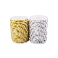 Sıcak satış 100% naylon halat renkli 3 Strand 4-30mm bükülmüş balıkçılık bükme halat yüksek mukavemetli Polyester malzeme