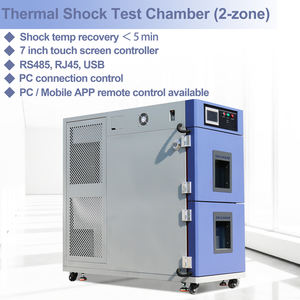 Machine d'essai d'fiabilité des nouvelles énergies, testeur de choc thermique à haute et basse température, appareil de choc thermique à deux zones, chambre - Product Image 6